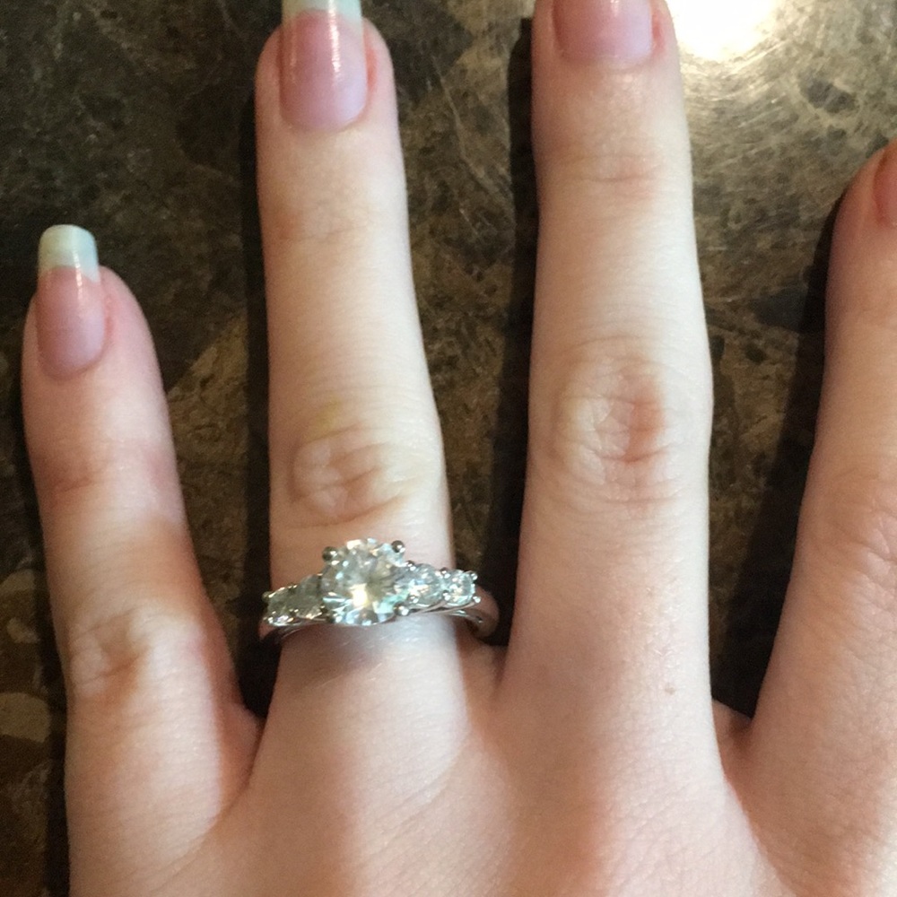 CZ engagement ring